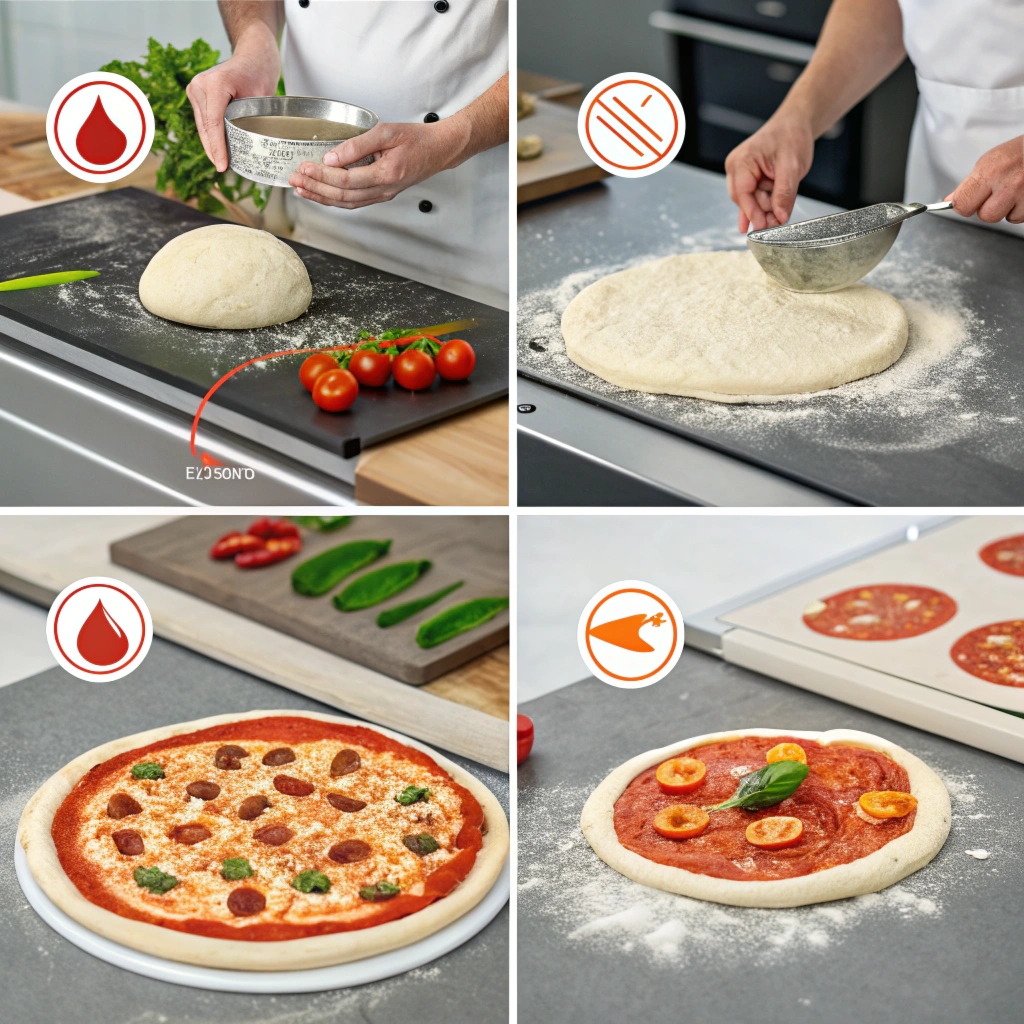pizza training process animated image in modern