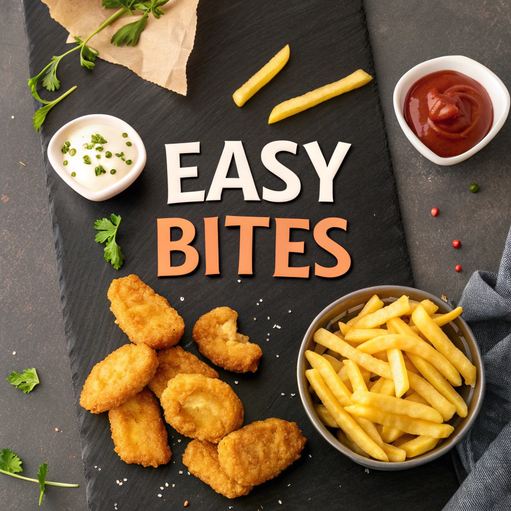 suggest a photo of chicken nuggets and french frie