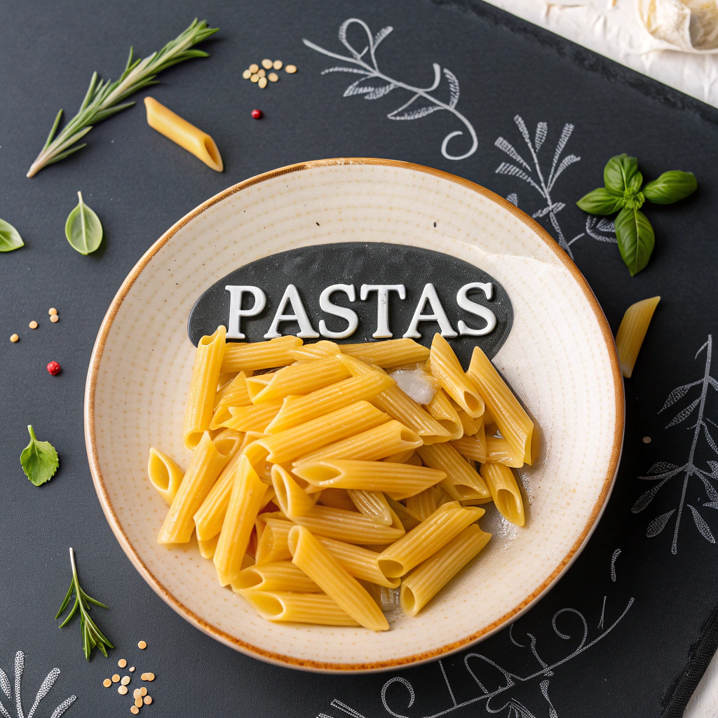 suggest a photo ofpenne pasta for the website page